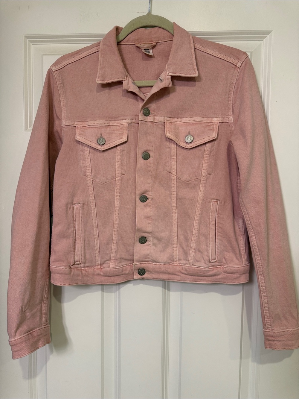 &Denim Pink Denim Jacket